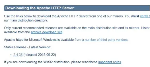 Apache2.4服务器安装步骤