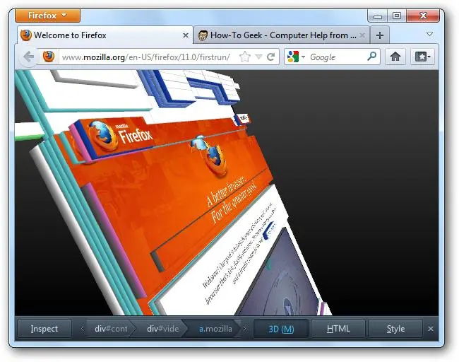 火狐web开发清楚缓存_如何使用Firefox的Web开发工具查看3D网站结构