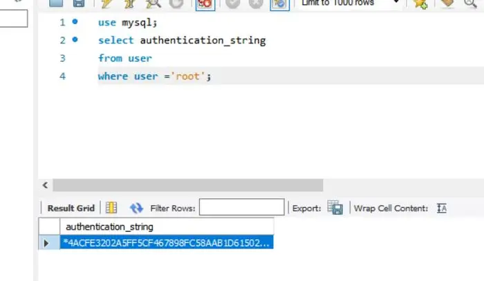 cmd窗口忘记MySQL密码 但能用workBench登录mysql 解决办法