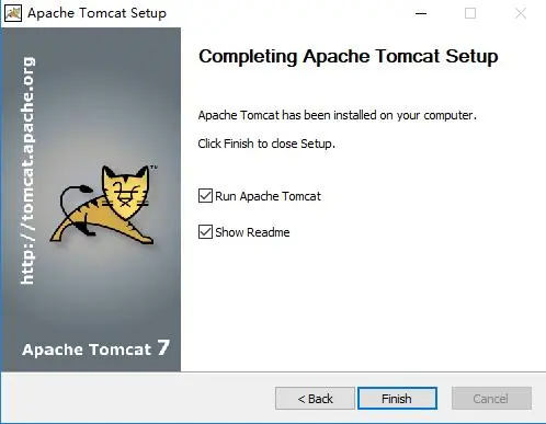 安装Tomcat（win10）