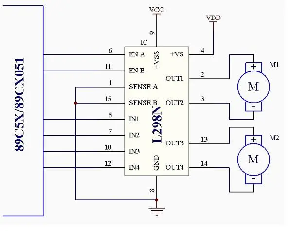 L298N驱动电机的方法，模拟电路设计，非门电路搭建，三极管的类型区分PNP和NPN的区别以及对应的型号