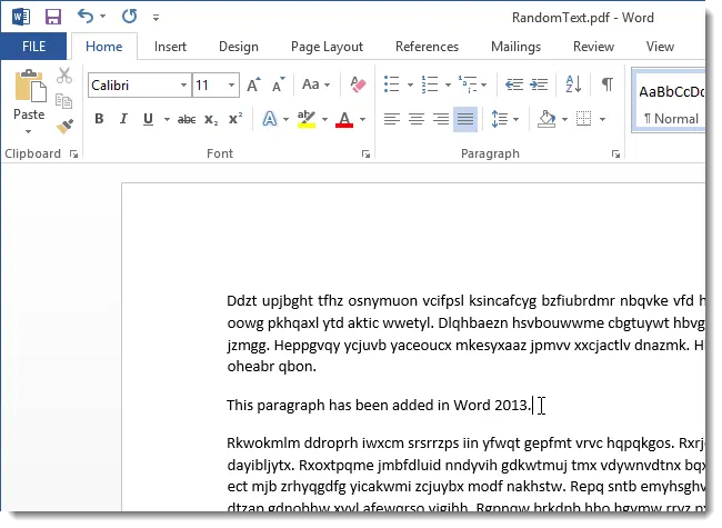 pdf转可编辑word文档_如何将文本从PDF文件转换为可编辑的Word 2013文档