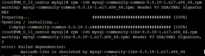 centos7.6服务器使用国内源安装mysql8.0.16