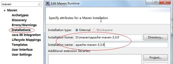 Maven项目的安装及在Eclipse的配置