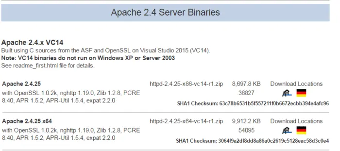 在Windows7下配置Apache2.4服务器及错误解决方案-通常每个套接字地址(协议/网络地址/端口)只允许使用一次