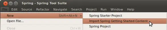 使用 Spring Tool Suite (STS) 操作入门指南