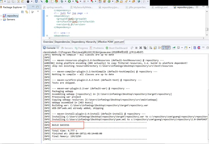 win7 eclipse/sts java环境配置 jdk安装 Tomcat配置 maven环境配置 项目配置启动运行访问