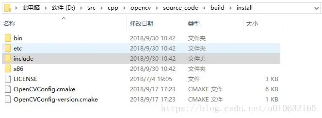OpenCV 3.4.2 Windows系统下的环境搭建（附带opencv_contrib-3.4.2）