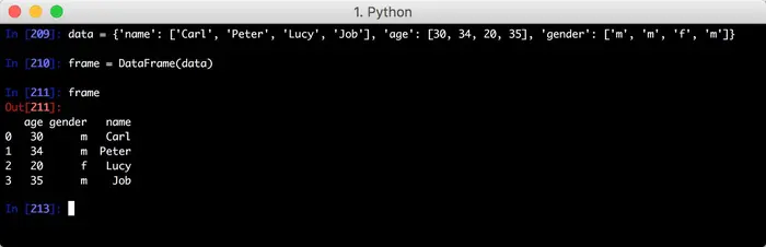 利用Python进行数据分析(7) pandas基础: Series和DataFrame的简单介绍