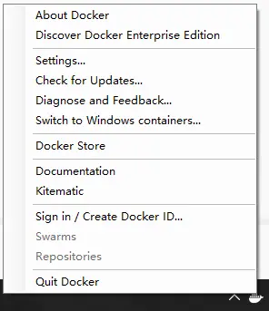 Docker在Win10下的安装和配置