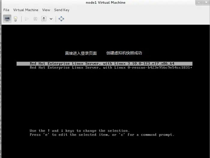 linux下虚拟机的安装、虚拟机快照及虚拟机的恢复
