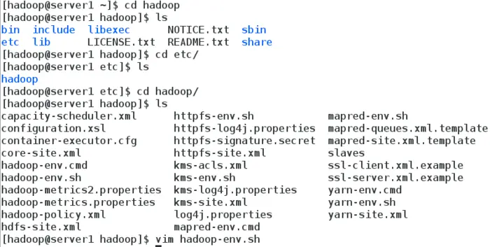 Linux的企业-Hadoop的多节点配置