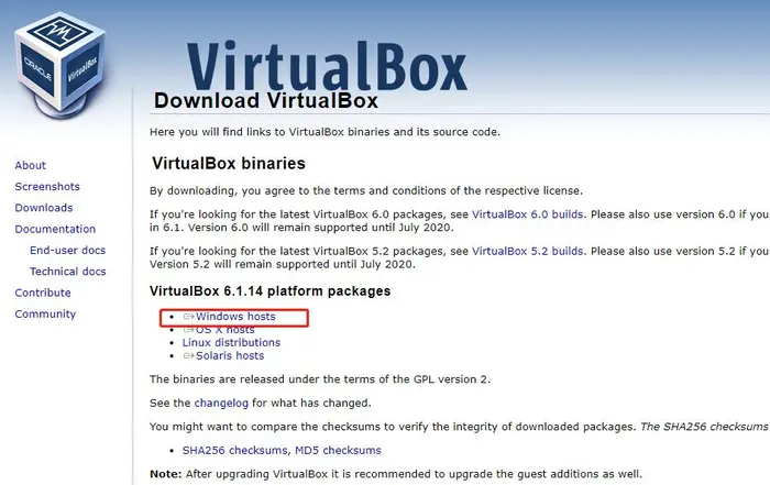 VirtualBox+vagrant快速创建linux虚拟机