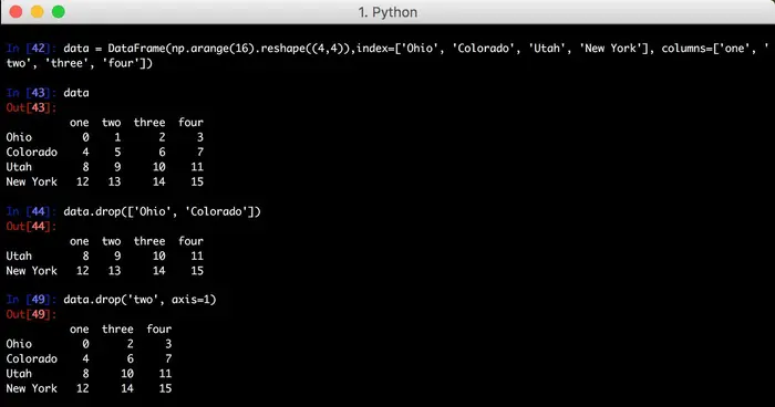利用Python进行数据分析(8) pandas基础: Series和DataFrame的基本操作