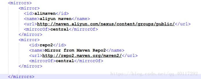 浅谈Maven的settings中<mirror>标签的作用!!