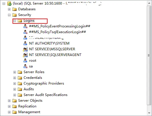 SQL server2008 修改密码，添加新用户的操作方法