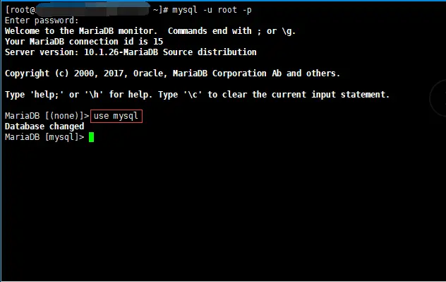 使用Xshell连接Linux服务器操作Mysql给Root用户添加远程访问权限