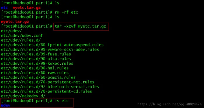 Linux基本操作之tar命令打包与压缩