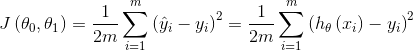 吴恩达《机器学习》课程笔记---第二章 Linear Regression with One Variable