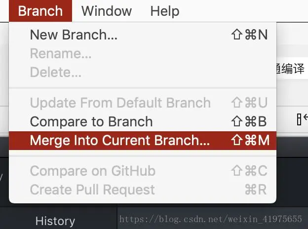如何使用GitHub客户端以及进行git打分支、merge代码