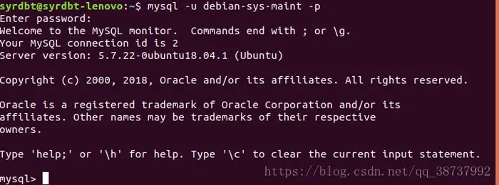 ubuntu18.04 首次登录mysql未设置密码或忘记密码解决方法
