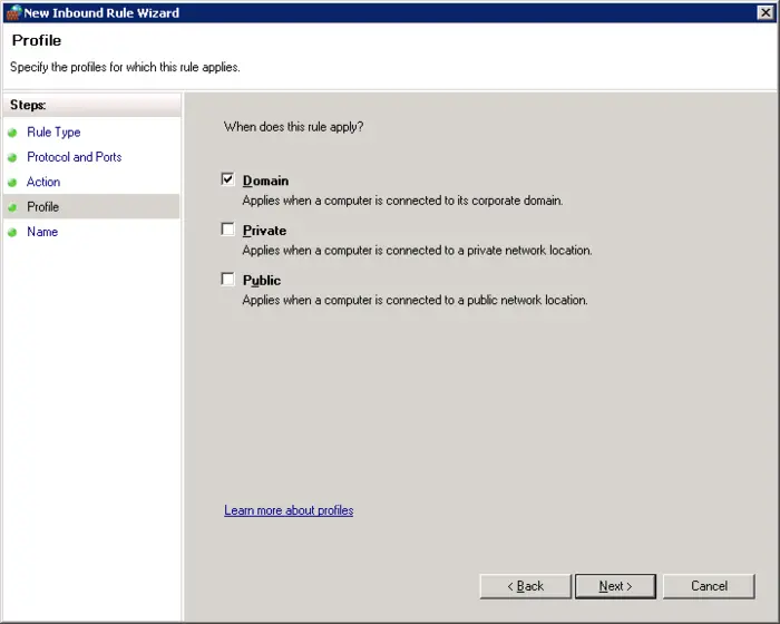 Configure Windows Firewall for SQL Server 2008 Analysis Services in Windows Server 2008 R2