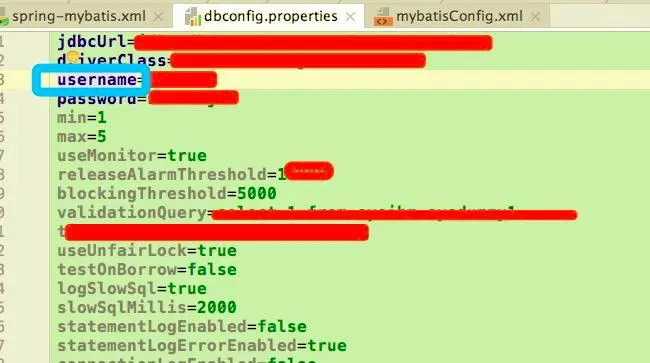 spring与mybatis整合时，数据库配置信息正确，报：发生了连接权限故障。原因：用户标识或密码无效