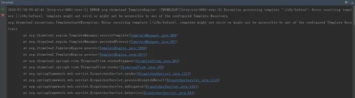 SpringBoot项目打包jar后运行报错Error resolving templ ate [XXX], template might not exist