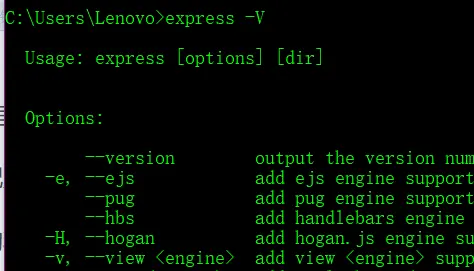 node中&quot;require&quot;不是内部或外部命令，也不是可运行的程序 或批处理文件;express -V无法显示express版本信息等问题。