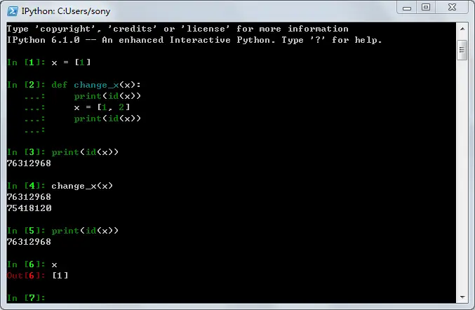 Python里的函数参数传递方式(表现为非值传递也非引用传递)