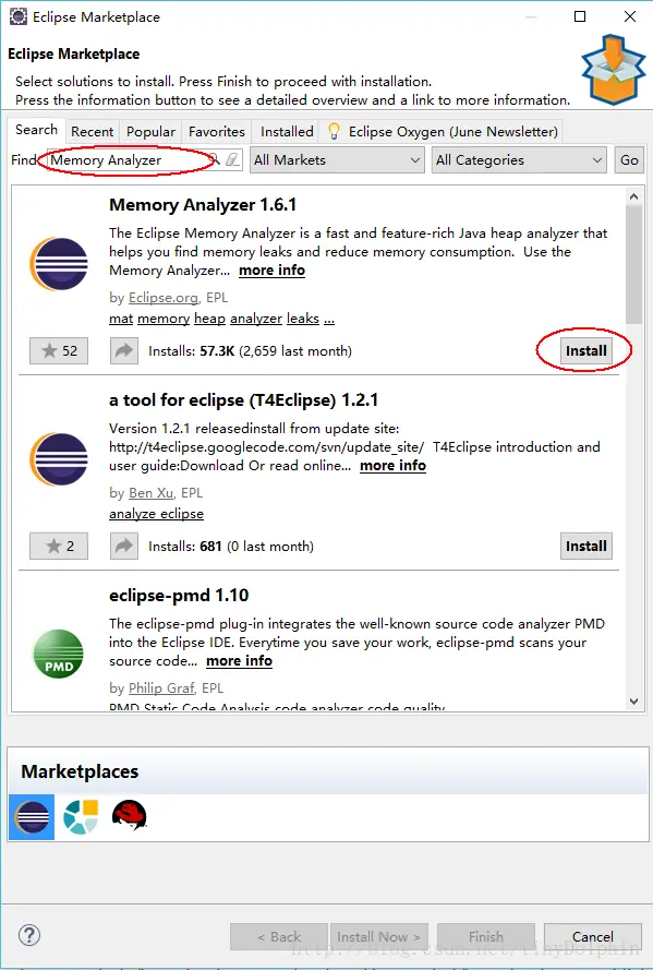 myeclips 如何安装和使用 MAT 插件（内存映像分析工具 Eclipse Memory Analyzer）