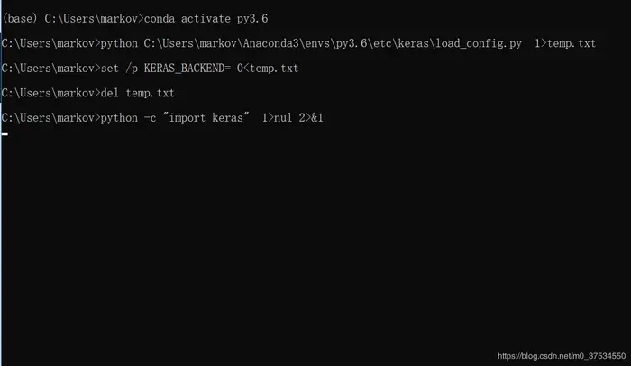 Win10 Anaconda conda install 命令安装CPU版本的keras 闪退问题解决