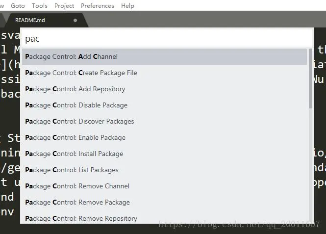Sublime Text3 的插件管理工具(Package Control)的安装及使用方法