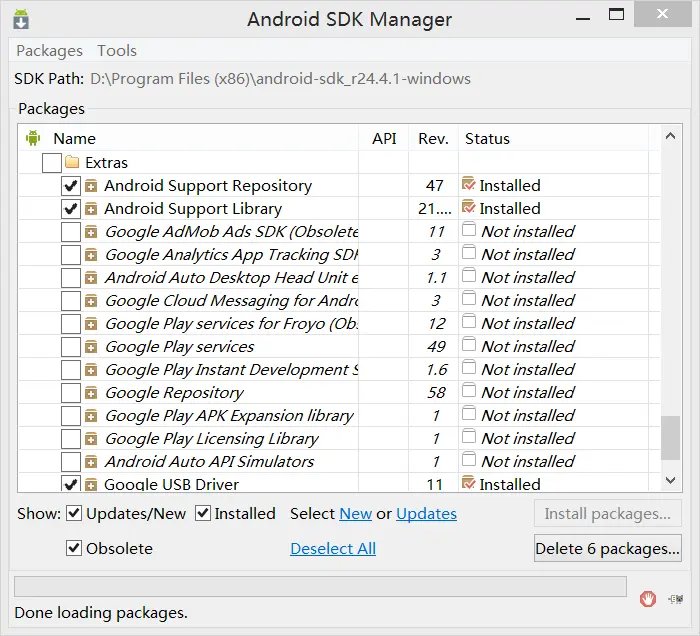 eclipse+安装ADT插件+Android SDK--搭建安卓开发环境
