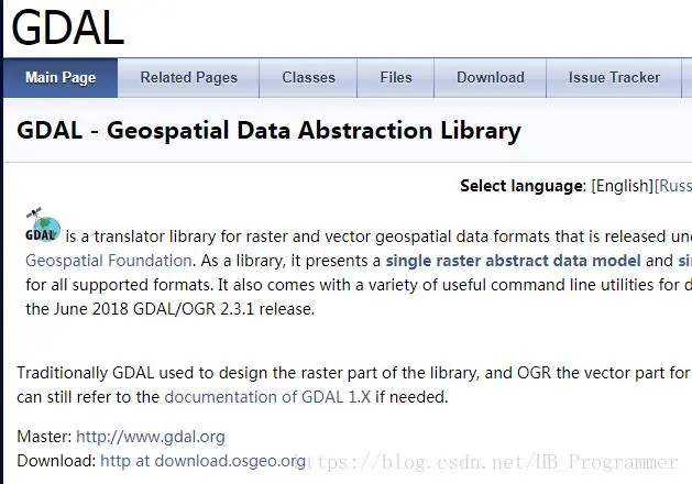 GDAL教程（一）查看帮助文档