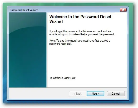 vista磁盘使用100%_如何在Windows 7或Vista中创建和使用密码重置磁盘