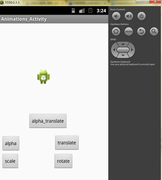 Android开发--图形图像与动画（二）--Animation实现图像的 渐变 缩放 位移 旋转