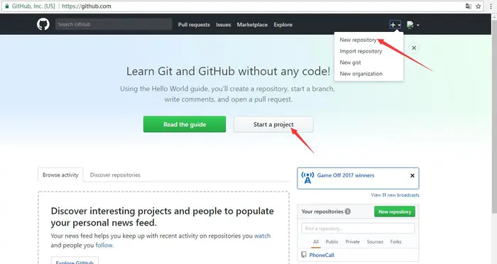 Git使用之GitHub提交一个项目详解