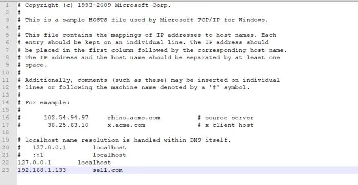 配置windows下域名解析及修改hosts文件不起作用的问题