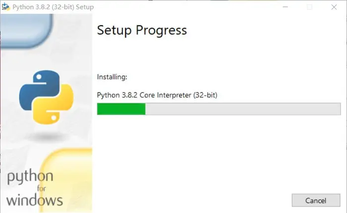Windows系统下载并安装Python3.8.2