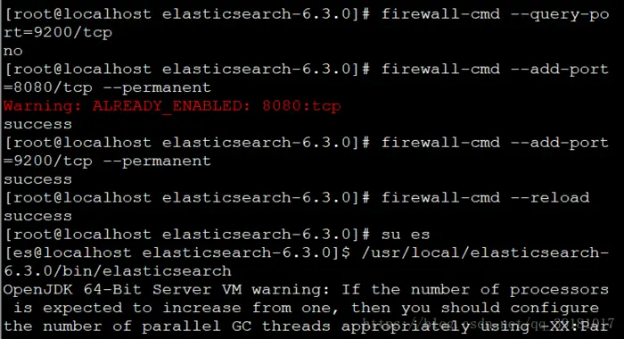 linux安装elasticsearch-6.3.0，linux安装es6