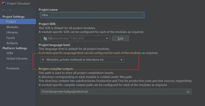 在IntelliJ IDEA2020.1.2中创建Java工程出现Error:java: 无效的源发行版: 9问题