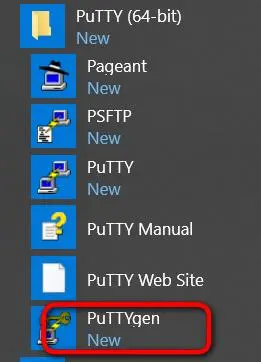 如何使用puttygen基于pem文件生成可供登录的ppk文件