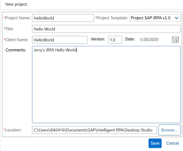 使用SAP iRPA Studio创建的本地项目，如何部署到SAP云平台上？