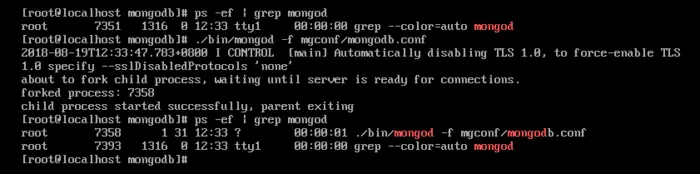 mongodb单机版的安装和配置