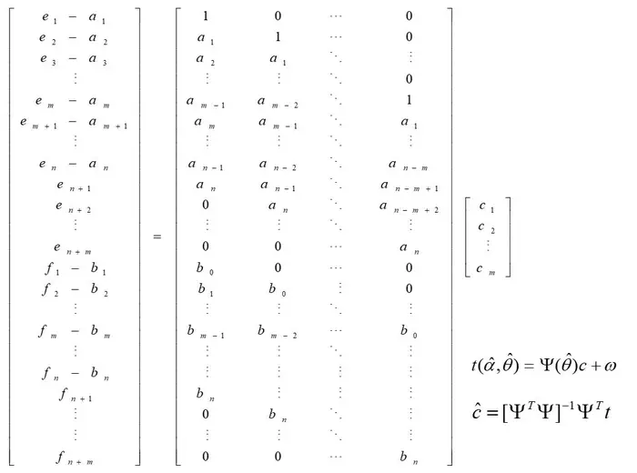 系统辨识（六）：最小二乘法的修正算法