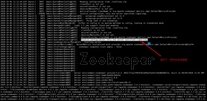解决linux中用docker安装的zookeeper用本机IDEA一直连接不上的问题