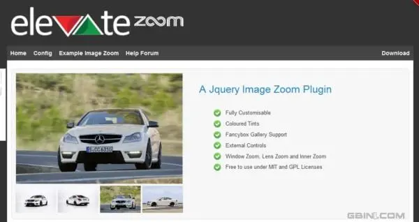 jQuery的图片放大镜效果插件 - elevateZoom