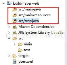 J2EE搭建maven工程(选择使用jdk和增加资源文件夹)