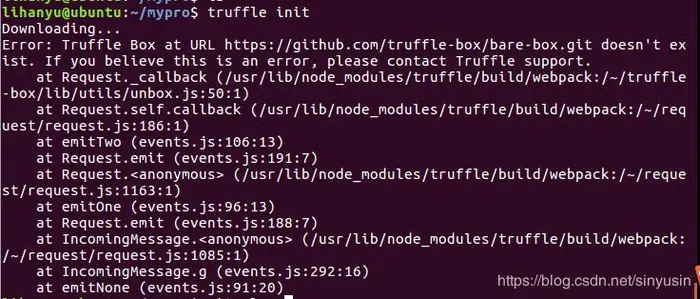 truffle init/unbox时遇到 Got error: connect ECONNREFUSED 151.101.196.133:443. Please check the format